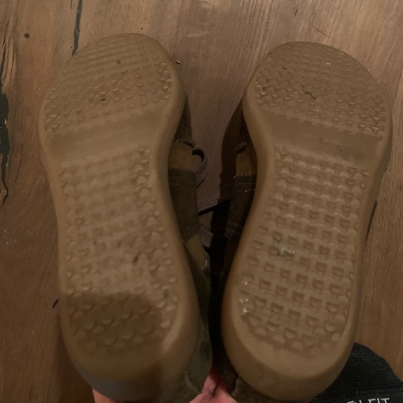 Isabel Marant two tone brown sneaker wedges booties suede size 39 EU size 8 USA - Picture 4 of 5